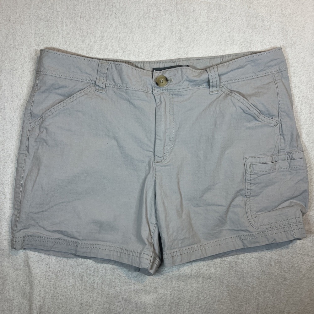 Eddie Bauer Women's Taupe Lightweight Hiker Shorts Size 12 Specially Dyed